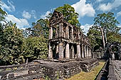 Preah Khan temple - the two-story building.